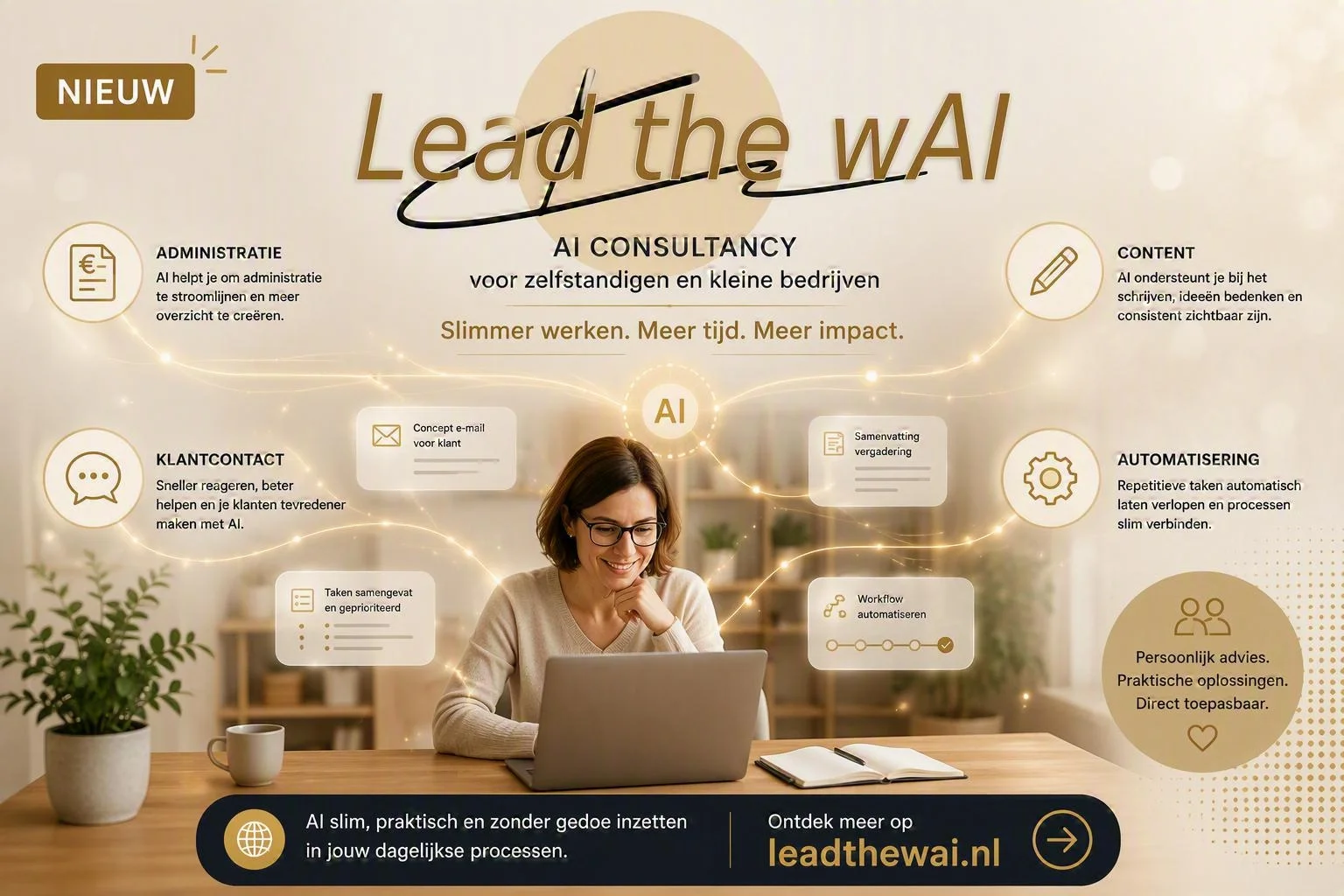We introduceren Lead the wAI: praktische AI voor ondernemers