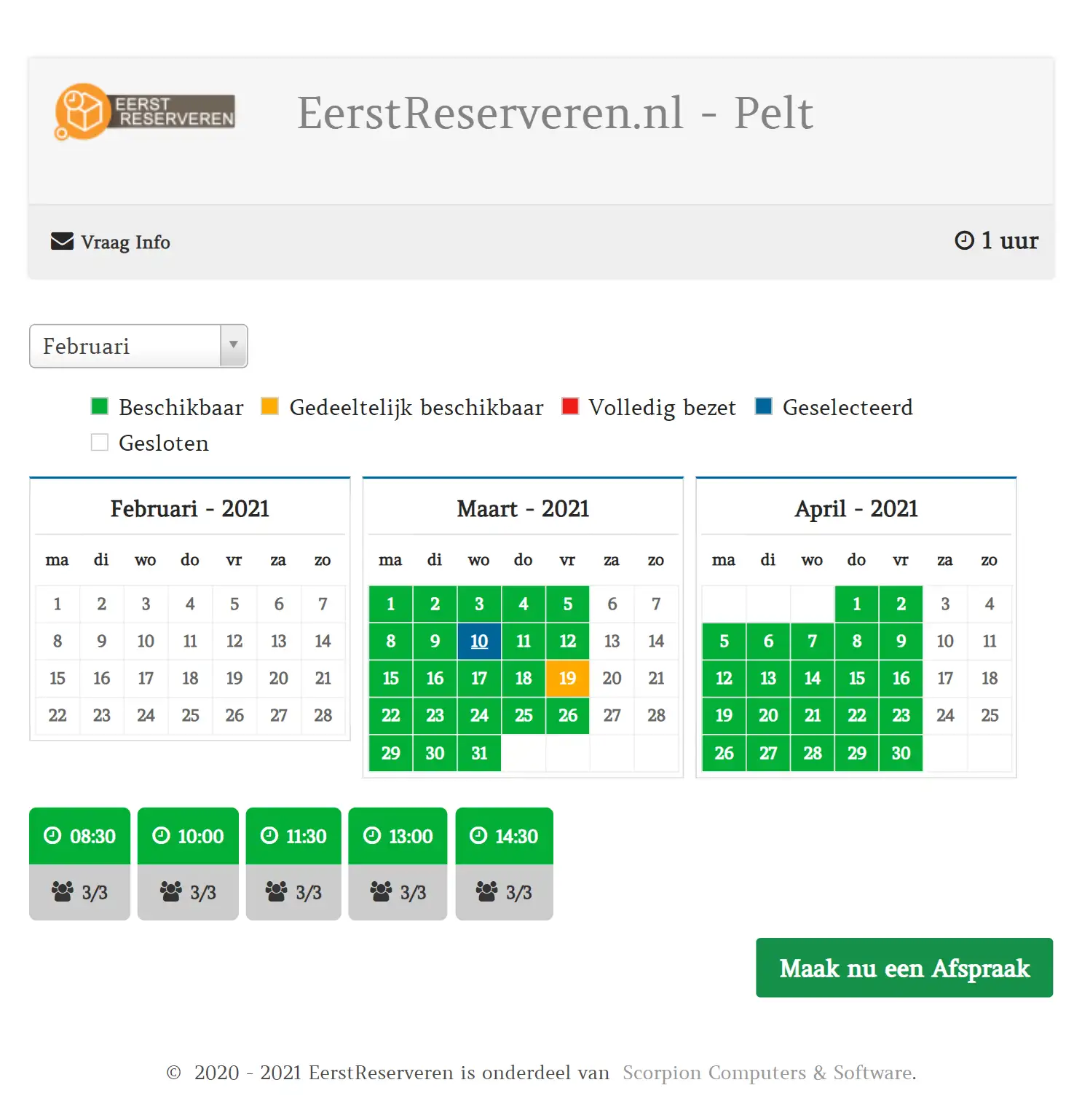 Eerst tijdslot reserveren, dan shoppen