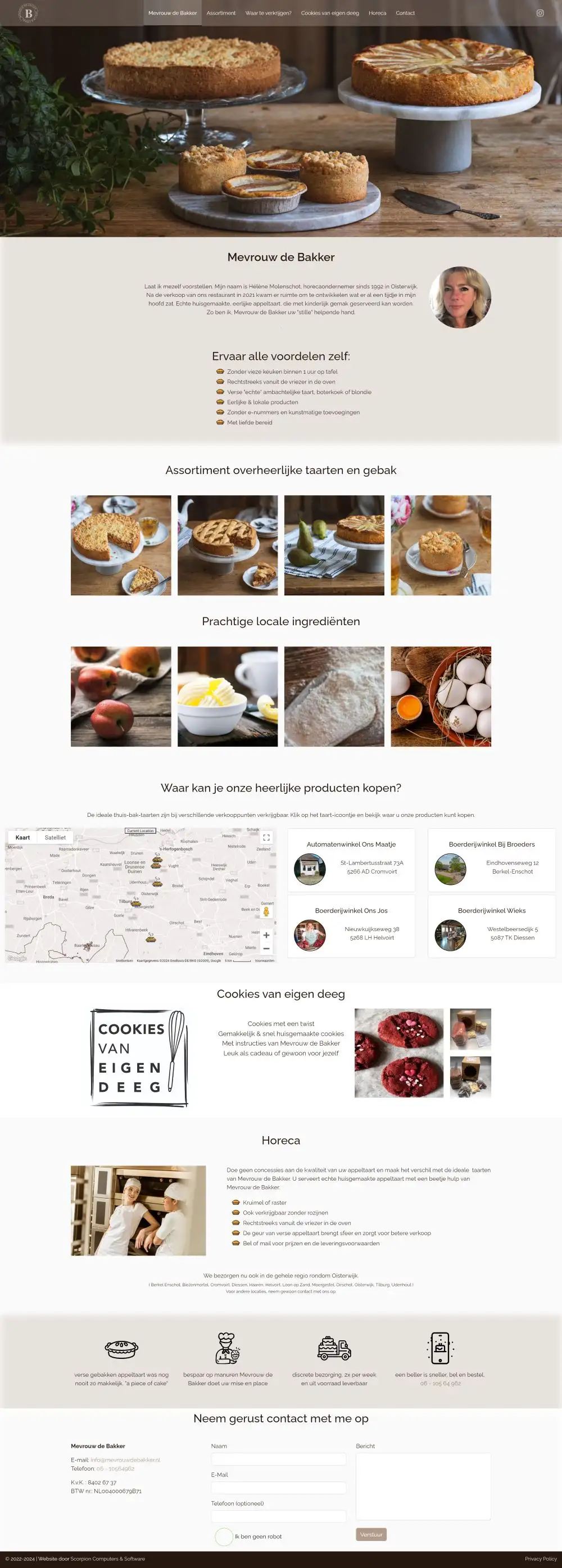 Nieuwe website gelanceerd: MevrouwDeBakker.nl