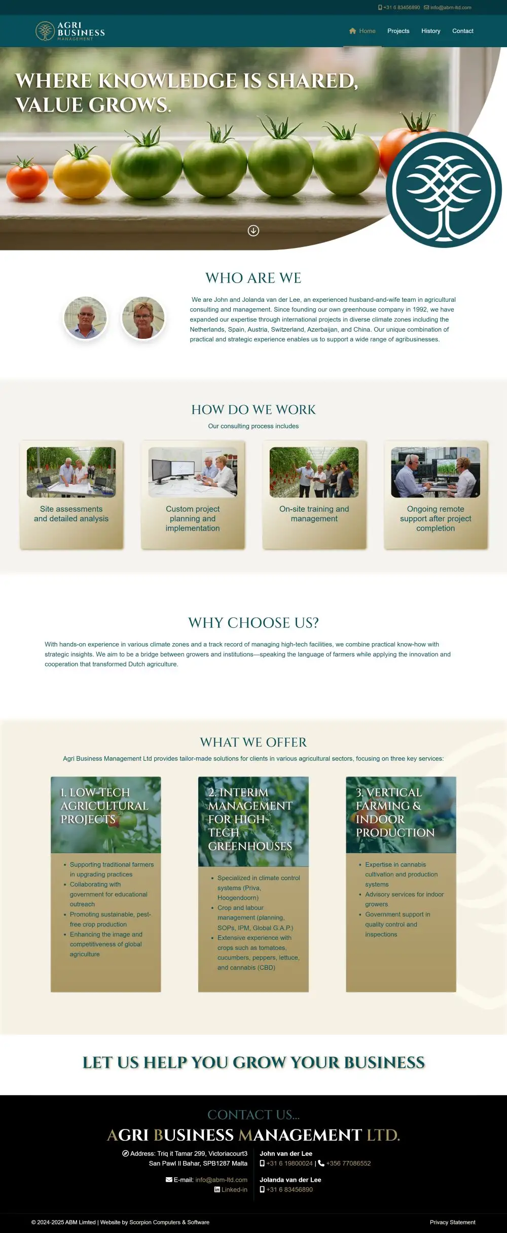 Website van Agri Business Management gaat live