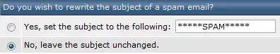 SpamAssassin - onderwerp spam veranderen?